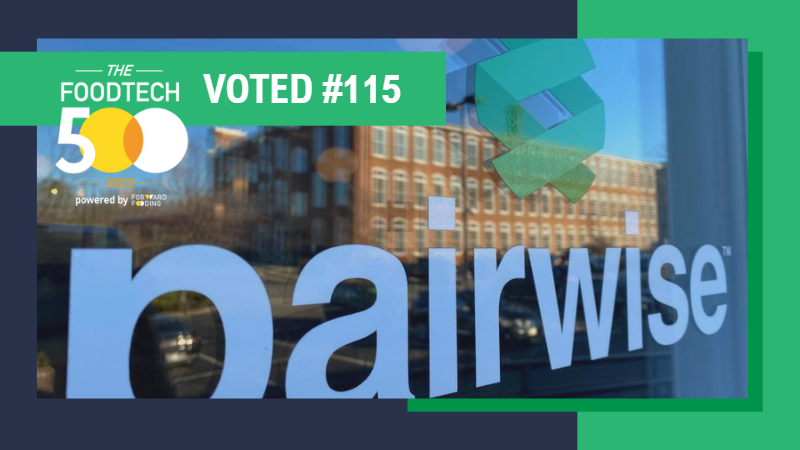 Pairwise voted #115 in 2022's FoodTech 500