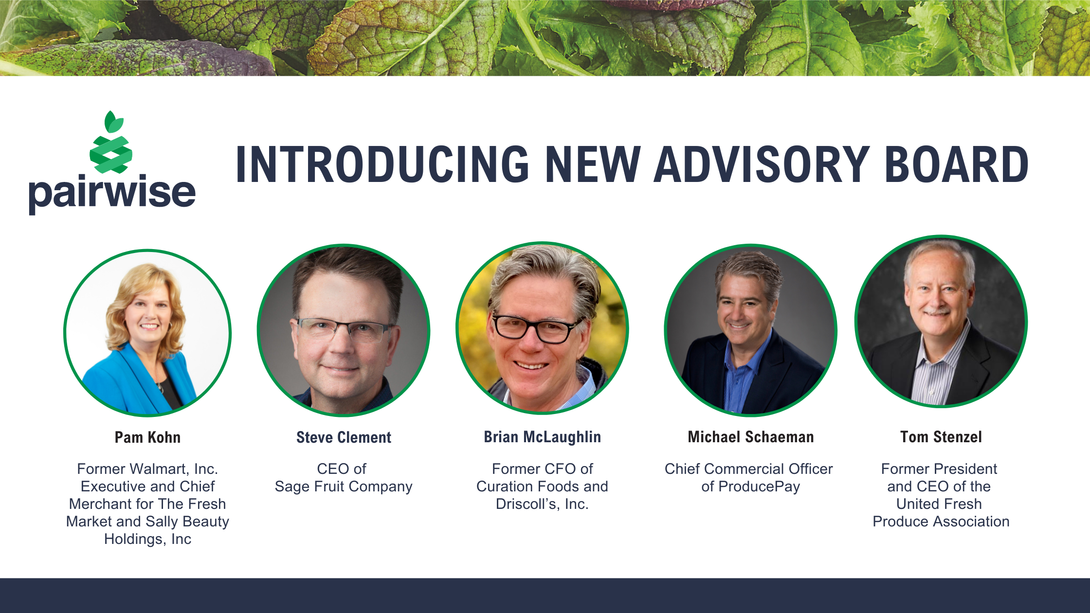 Pairwise Announces World-Class Advisory Board as U.S. Launch Of First Branded, Gene Edited Produce Approaches