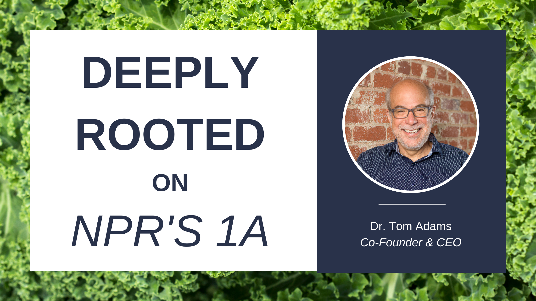 Dr. Tom Adams Discusses CRISPR on NPR's 1A Show