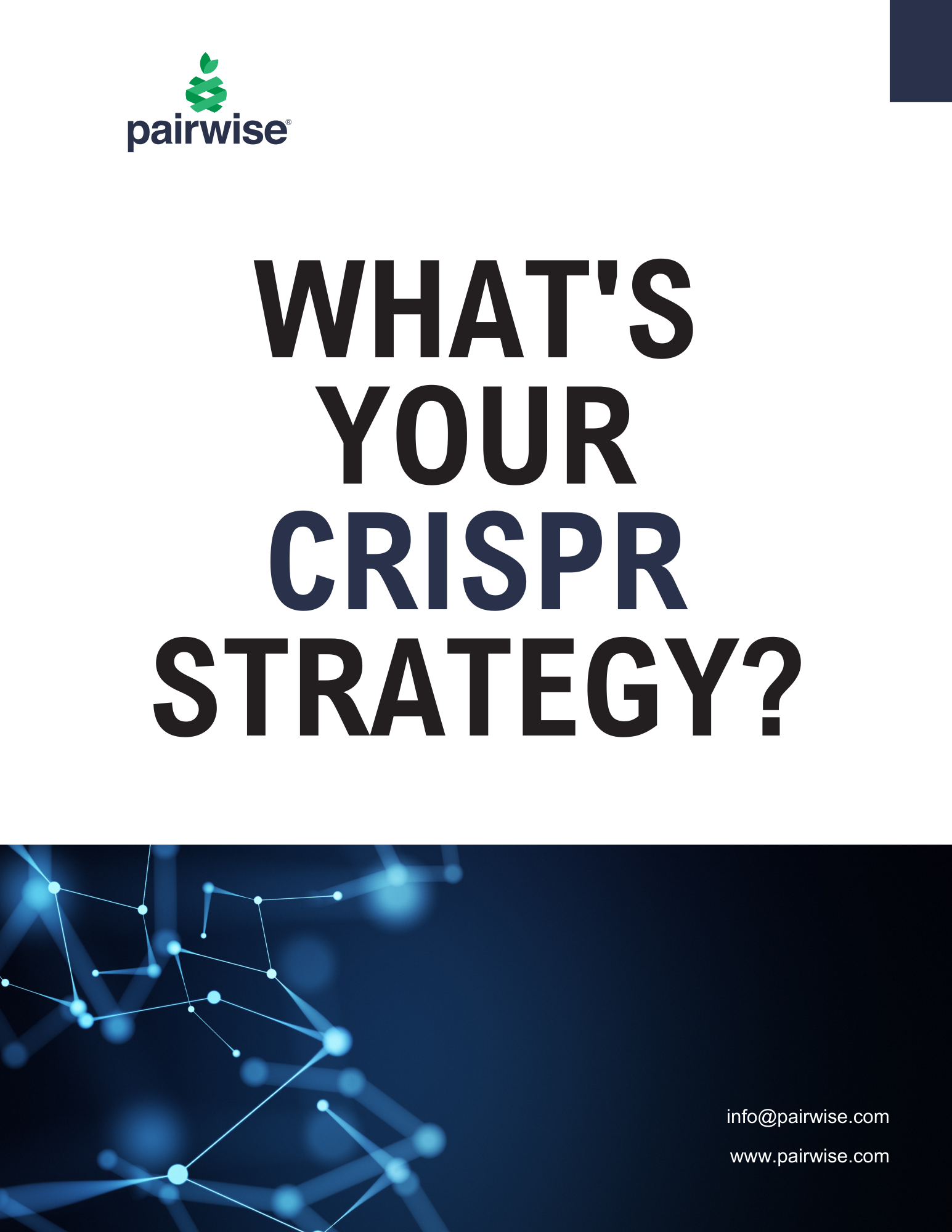 Whats Your CRISPR Strategy Whitepaper